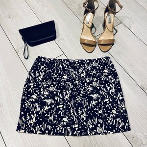 Contemporary Print Mini Skirt